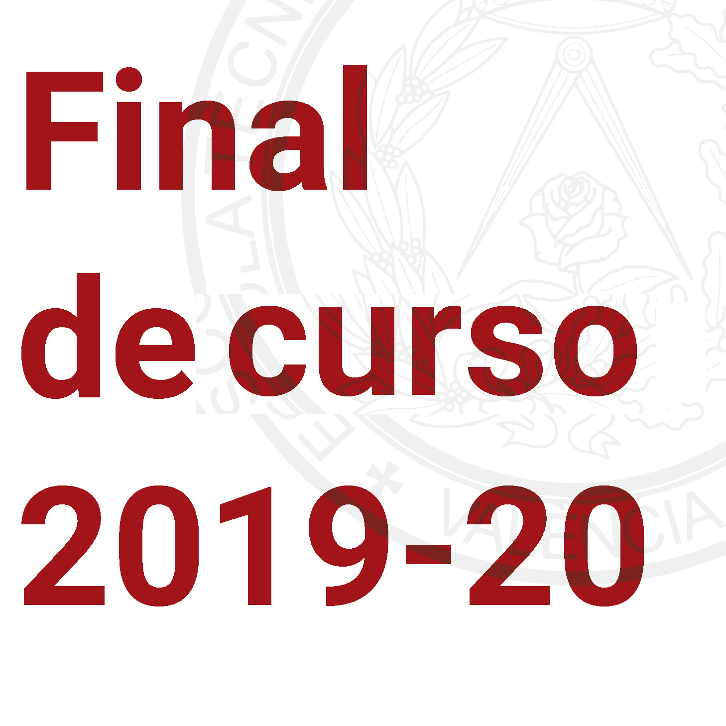 Final de curso 2019-20