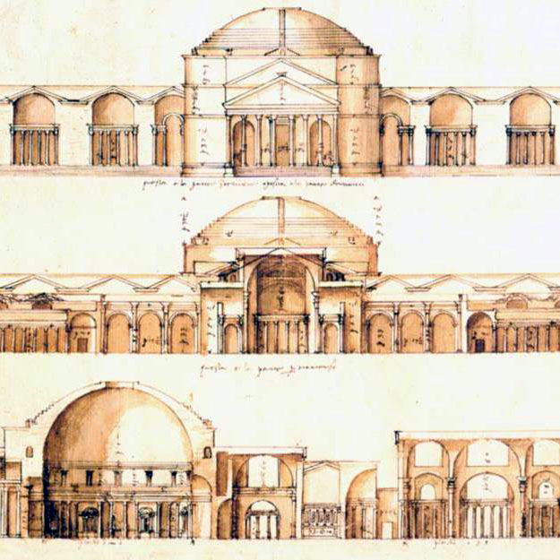 El dibujo arquitectónico en Palladio