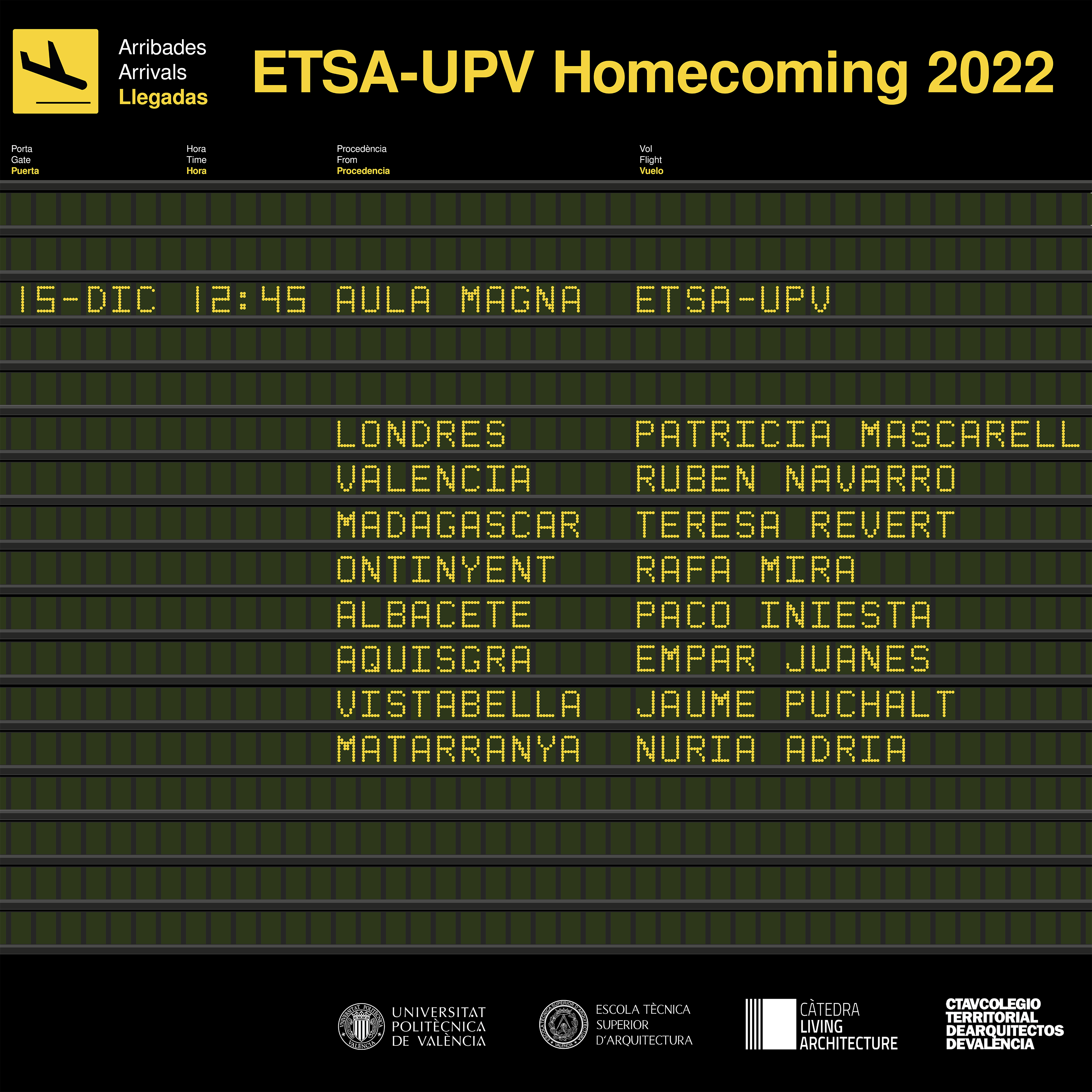 ETSA-UPV Homecoming 2022