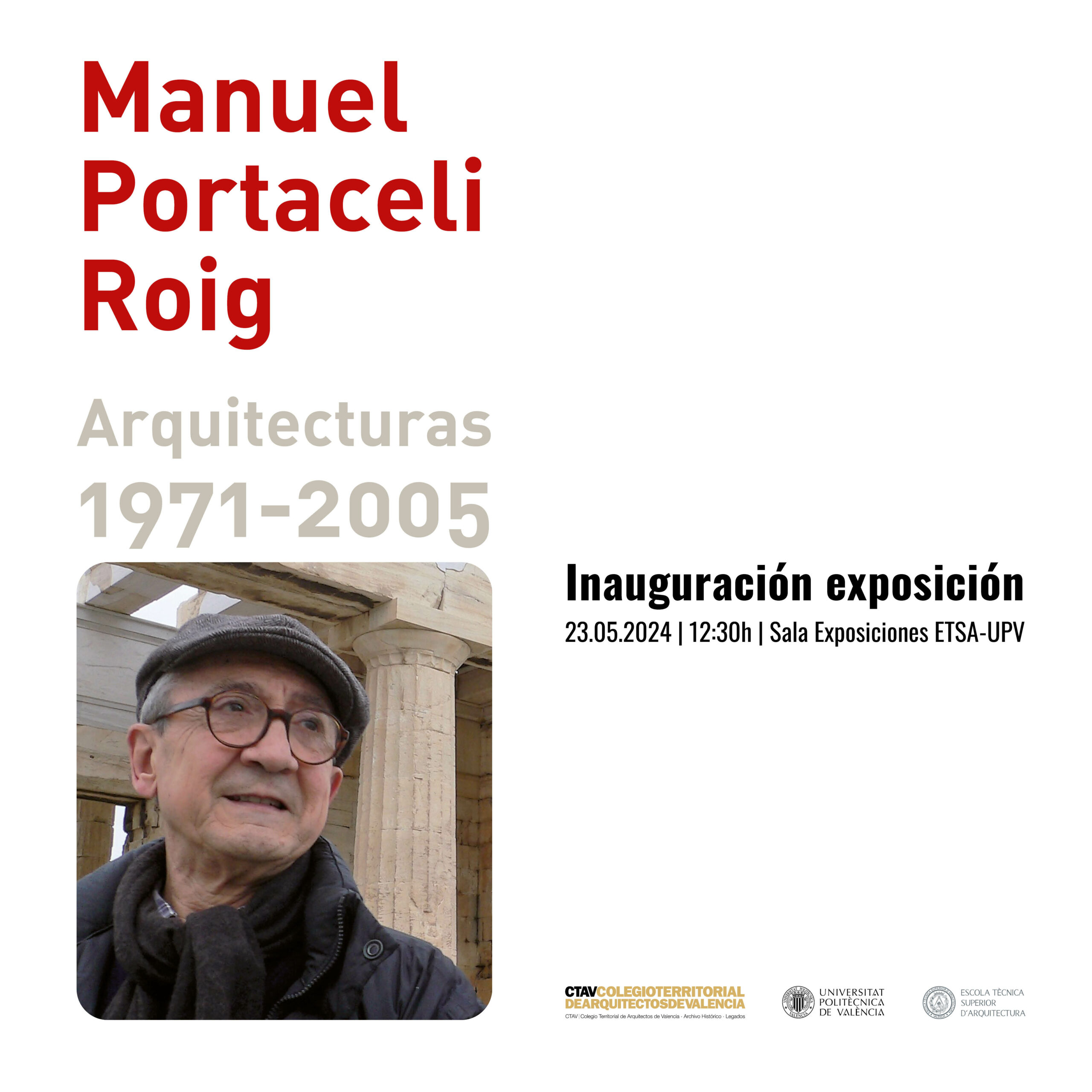 Inauguració exposició «Manuel Portaceli Roig. Arquitecturas 1971-2005»